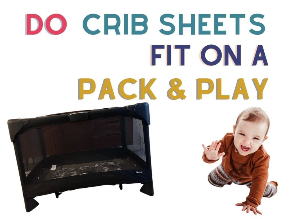 Pack and play on sale crib sheet size